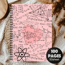 Cuaderno Espiral de Matemáticas Humorístico] 1 Cuaderno Espiral de Matemáticas Humorístico - Papel Desprendible, Chistes de Ciencia Divertidos y Diseños de Ecuaciones - Regalo Perfecto para Amantes de las Matemáticas, Maestros, Estudiantes, Médicos, Enfermeras, Colegas, Planificación Diaria, Diseño Único - Un libro (50 páginas, 100 páginas) - Ver 21