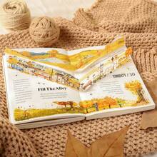 JotBox Autumn Scrapbook Autumn Coil PET Die-Cut Sticker Book Planner Decoration Autumn Atmosphere Planner Collage DIY Material Stickers School Supplies - Autumn Picture Book PET Sticker Book - View 5