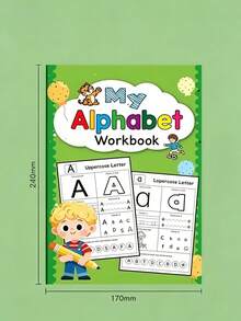 兒童英文啟蒙專用練習本，專為幼兒設計的字母書寫練習書。本書將大寫字母與小寫字母分開練習，先透過虛線描紅，再以線條練習鞏固，循序漸進掌握書寫標準。附可愛貓咪與乳牛插圖，讓枯燥的手寫練習變得生動有趣 - 彩色 - 查看 8
