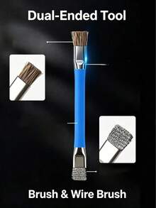 Multifunctional Dual-Head Gap Cleaning Brush Set, Portable Kitchen Stove Deep Cleaning Tool, Essential Labor-Saving Descaling Gadget For Home Daily Use - Multifunctional Gap Brush - View 4