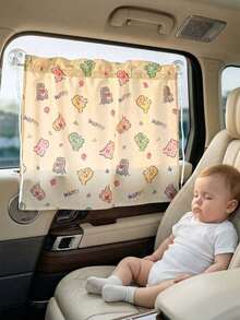 Tirai Pelindung Matahari Jendela Mobil Universal, Tirai Jendela dengan Perekat Hisap, Tirai Pelindung Matahari Anti Cahaya untuk Anak-Anak - Menghalangi Sinar Matahari, Silau, dan Sinar UV - Tirai Pelindung Matahari Jendela Samping Mobil untuk Bayi, Menghalangi Lebih dari 98% Sinar UV Berbahaya - MultiWarna - View 12