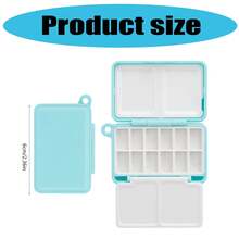 1pc Lightweight Portable Watercolor Paint Storage Palette, 12 Compartments, Foldable Double Layer Palette, Outdoor Sketching Journal Painting Box, Suitable For Beginner Artists - Single Piece - View 17