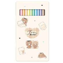 カミオジャパン フワベベ 缶ケース入り12色色鉛筆 いろえんぴつ お絵描き道具 色塗 カラー鉛筆 新学期 286290 - 写真の通り - チェックする 1