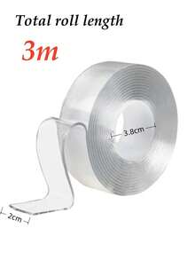 1pc Heavy Duty Waterproof Double-Sided Nano Tape, Double-Sided Adhesive - Super Strong Adhesion, Reusable And Multi-Purpose Glue - Ideal For Christmas Decoration And DIY, Essential For Daily Home Use - View 10