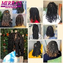 Extensiones de cabello sintético negro Passion Twist de 6/8/12/18 pulgadas, cabello corto estilo, trenzado pre-rizado para crochet. - S1/613/14G - Ver 9