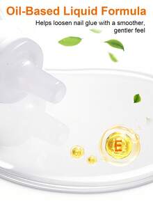 TWOING 甲片膠水卸除液,適用於穿戴式甲片與假指甲尖,快速生效油基黏膠卸除液,附撬蓋設計,維生素E配方,適用於水鑽與美甲飾品 - 10ml - 查看 6