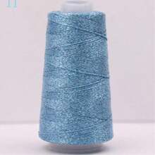 Crochet Knitting Yarn, Gold & Silver Hollow Tube Yarn, Handmade Craft Yarn Suitable For Doll, Accessories, Bags And Other DIY Projects - Multi-color 50g - View 25