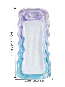 2 Pcs Inflatable Floating Raft, Sequin Starry Sky Adult Floating Lounge, Portable Floating Swimming Bed, Includes Inflatable Equipment (Random Color And Model) - Inflatable Flotation Device - View 10