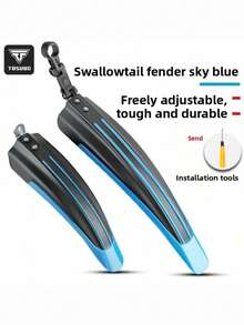 TOSUOD Mountain Bike Mudguard, Universal Front And Rear Wheel Mud Guard, Quick Release Installation, Stable And No Shaking, Effectively Blocks Mud And Water Splashing, Essential Protective Accessory For All Types Of Mountain Bikes, Commuting And Off-Road Cycling - Multicolor - View 11