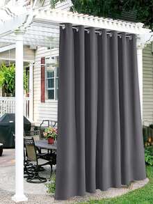 Outdoor Curtains, Suitable For Patio, Porch, Gazebo, UV Resistant And Fade Resistant, Combining Sunshade And Privacy Decorative Functions - B - View 1