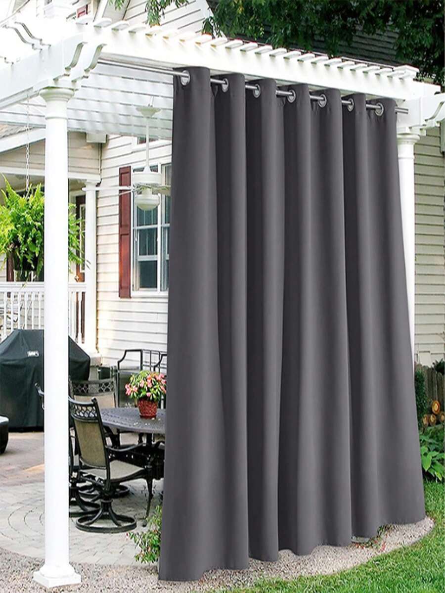 Outdoor Curtains, Suitable For Patio, Porch, Gazebo, UV Resistant And Fade Resistant, Combining Sunshade And Privacy Decorative Functions - B - View 1