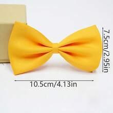 Fashionable Adjustable Pet Bowtie Collar - Durable Polyester Material, Suitable For Small To Large Dogs And Cats - Multicolor - View 8