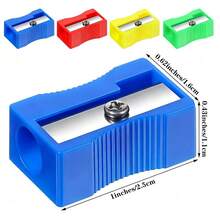 60pcs/120pcs Bulk Pencil Sharpeners, Colorful Pocket Mini Handheld Pencil Sharpeners, Back To School Essentials - A - View 3