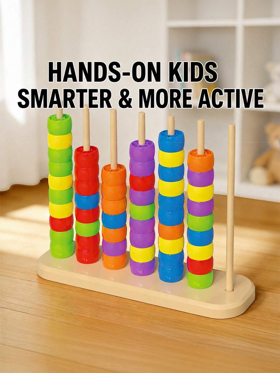 Juguete educativo de cuentas de colores para niños, juego de mesa de entrenamiento de concentración, regalo educativo para bebés - Multicolor - Ver 1
