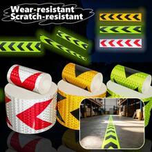 5cm*3 Meters High Visibility Reflective Tape Reflective Indicator Sign Sticker Suitable For Various Scenarios - Multicolor - View 1