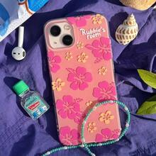 粉色全螢幕木槿花 IMD 手機殼 - 相容於 Phone 17 Pro Max, 17 Pro, 17, 16 Pro Max, 16 Pro, 16, 15 Pro Max, 15 Pro, 14 Pro Max, 14 Pro, 14, 13 Pro Max, 13 Pro, 13, 12 Pro Max, 11, 手機保護殼 - 粉色 - 查看 2