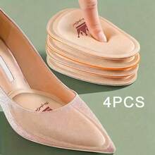 4 Pieces Of Memory Foam Forefoot Insoles, Half Insoles, Non-Slip, Relieving, Metatarsal Insoles Suitable For Women's High Heels. - View 6