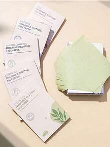 100片吸油面紙，吸油墊，適用於油性肌膚護理，男女通用 - 彩色 - 查看 2