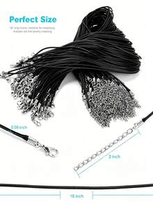 10/50/100pcs Multi-Color Multi-Layer Cord Necklace, Retro Punk Jewelry Necklace - Necklace Cord - View 11