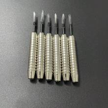 Easytoday 新款 6 件組飛鏢針頭,新花紋,運動與娛樂飛鏢配件 - 銀色 - 查看 3