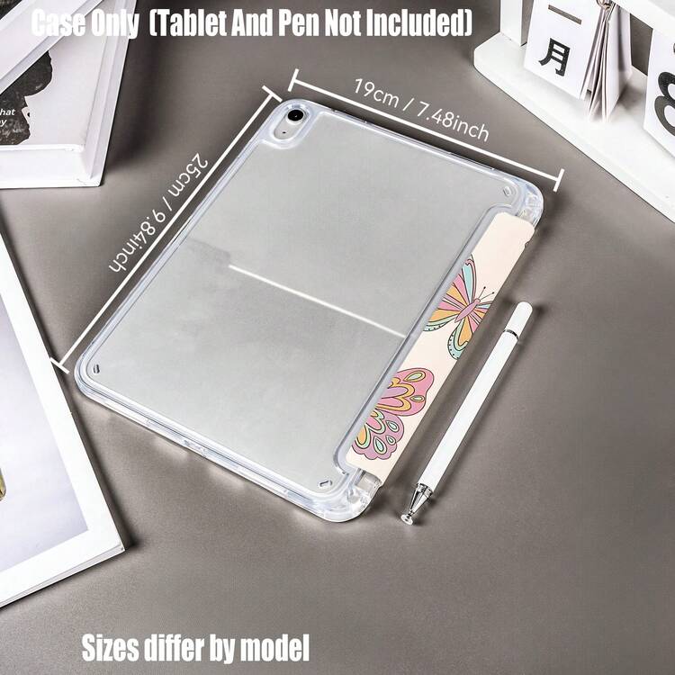 Y-Fold High-Transparency Acrylic Tablet Protective Case With Pen Slot. Y-Fold High-Transparency Acrylic Model. Y-Fold High-Transparency Acrylic Protective Case. Tablet Protective Case Features: Y-Shaped Tri-Fold Stand Design, Smart Sleep/Wake, Full-Body Protection, Skin-Friendly Frame Material, Airbag Shock-Proof Frame, Multi-Angle Stand, Transparent Acrylic Backplate, Built-In Pen Slot, Lightweight And Portable - Figure 11 - View 9