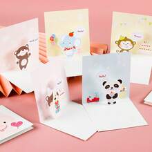 24pcs, 1 Set Of 24, Creative Cartoon Greeting Cards, Cute 3D Cards, Birthday Cards, Gift Cards, Party Supplies Cards, Cute Mini Cards, Greeting Cards, Cards For Cute People - Sets - View 4