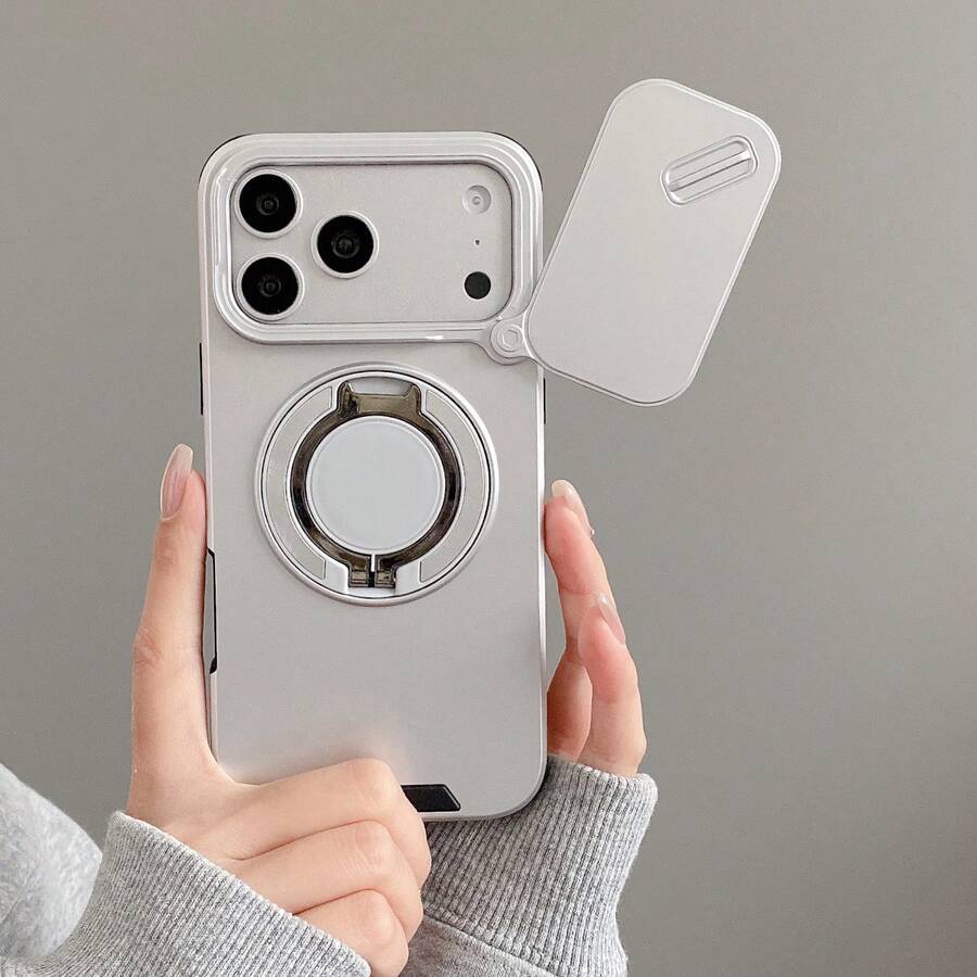 Order And Follow Store To Get Free Lanyard, Lens Slide Cover Push Window Magnetic Stand Anti-Drop Phone Case + Hand Strap Phone Case/Compatible With Apple 18PROMAX/18PRO/17PROMAX/16promax/15promax/14promax/13promax/12promax/11promax/Compatible With Samsung S26/2524321u Phone Case Compatible With Xiaomi 17TPRO Compatible With Honor 600PRO Compatible With Huawei Compatible With OPPO Compatible With Vivo Compatible With Moto Compatible With Transsion