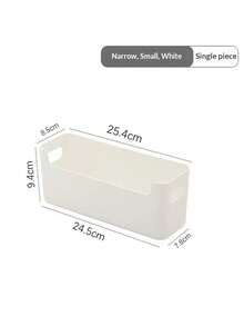 1 Pc Durable Punch-Free Plastic Storage Box, Simple Mountable Cabinet Door Organizer, Multi-Scene Storage Bin For Kitchen Gadgets, Bathroom Items,Beauty Tools & Office Accessories, Space Saver Household Supply,Perfect Gift For New Year Housewarming - Multicolor - View 16