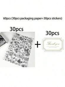 10/30/60pcs Ink Chinese Floral Bird Butterfly Art Paper Napkins, Suitable For Thanksgiving, Teen Shower, Gift Bags, Birthday, Spring Wedding Party Decoration, Box And Basket Filler, 50*35cm - Flowers, Birds, Butterflies - View 13