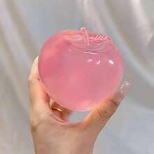 1pc 2026 Pink Fruit Cartoon Face Soft Candy Ball, Soft Elastic Stress Relief Squeeze Toy, Fun Birthday Gift For Friends, Random Style - 彩色 - 查看 2
