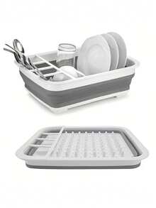Foldable Dish Drainer Rack New Kitchen Chopstick Storage Rack Multifunctional Sink Draining Rack Drying Rack - Multicolor - View 5