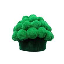 Hat, Knitted Yarn Hat For Spring And Autumn, Joke Hat, Flower Vegetable Brain, Funny Broccoli Pom-Pom Versatile Warm Hat - Red - View 1