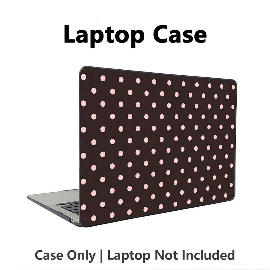 1件波點UV印花筆記本電腦保護殼,透明硬殼蓋,適用於MacBook Air和Pro,耐用塑料保護套 - 查看 1