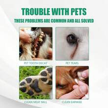 Pet Dental Cleaning Finger Sleeve, Dog And Cat Plaque And Tartar Removal Oral Care - Cadet Blue - View 6