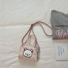 Rilakkuma Korean Style Cute Cartoon Relaxed Bear Handbag For Women 2026 New Portable Coin Purse Parent-Child Shoulder Crossbody Bag - Multicolor - View 6