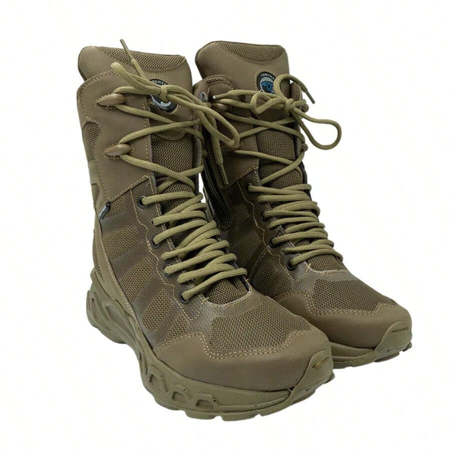 Men Work Protective Footwear - Brown - View 1