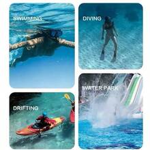 1 buah Kantong Ponsel Tahan Air dengan Layar Sentuh, Perlengkapan Renang & Arung Jeram, Tas Tahan Air untuk Fotografi Bawah Air, Casing Ponsel Tahan Air Khusus untuk Menyelam, Tas Ponsel Tahan Air dengan Kantung Udara Kartun, Casing Ponsel Mengapung yang Lucu, Tas Ponsel Tiup dengan Tali untuk Renang dan Arung Jeram - Tas tahan air - View 3