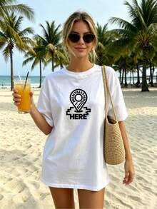 Women T-Shirts - 白色 - 查看 1