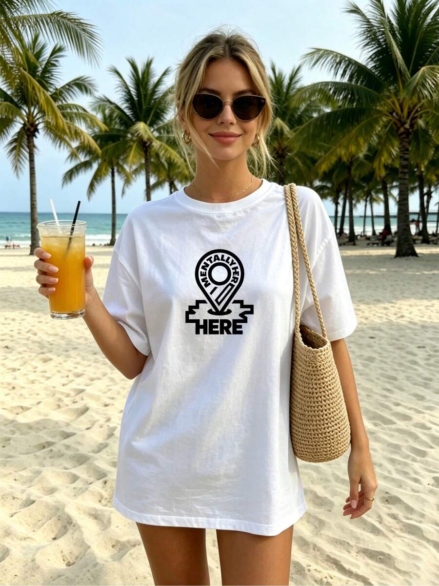 Women T-Shirts - 白色 - 查看 1