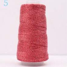 Crochet Knitting Yarn, Gold & Silver Hollow Tube Yarn, Handmade Craft Yarn Suitable For Doll, Accessories, Bags And Other DIY Projects - Multi-color 50g - View 28