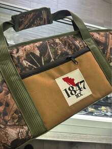 Rifle Hunting Case Bag, Large Padded Protector, Quality, Left/Right Hand Orientation, 52" - Camouflage Green - View 3