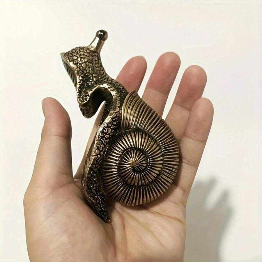 1pc Miniature Garden Decoration, Funny Garden, Miniature Decor Accessories, Snail Garden Suitable For Yard, Patio, Lawn, Indoor And Outdoor Planter Decoration - A - View 1