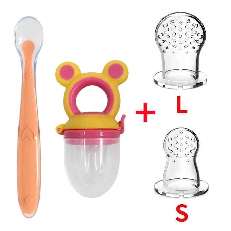 Baby Food Container - Conjunto rosa de 4 peças - Ver 1