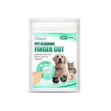 Pet Dental Cleaning Finger Sleeve, Dog And Cat Plaque And Tartar Removal Oral Care - Cadet Blue - View 7