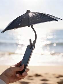 1pc Bendable Phone Sunshade - A Mini Sunshade That Helps Shield The Phone From Sunlight And Rain During Outdoor Activities, Prevents Glare And Reflection When Taking Photos, Easy To Use No Need For Electricity - Multicolor - View 9