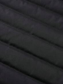 Men's Winter Thermal Lined Hooded Jacket - Black - View 8