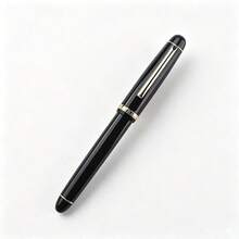 Jinhao X350 Fountain Pen Black Metal Body Gold Trim F Nib Iridium Point Business Signature Pen Office Writing Gift Pen - X350 - View 5