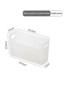 1 Pc Durable Punch-Free Plastic Storage Box, Simple Mountable Cabinet Door Organizer, Multi-Scene Storage Bin For Kitchen Gadgets, Bathroom Items,Beauty Tools & Office Accessories, Space Saver Household Supply,Perfect Gift For New Year Housewarming - Multicolor - View 13