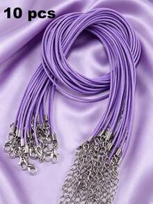 10/50/100pcs Multi-Color Multi-Layer Cord Necklace, Retro Punk Jewelry Necklace - Necklace Cord - View 32