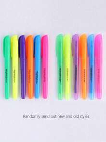 6pcs Cute Syringe Mechanical Colorful Ballpoint Pens, Needle Shaped, Office School Marker Writing Tools - Multicolor - View 8
